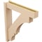 Ekena Millwork 6-in W x 28-in D x 34-in H Balboa Block Rough Cedar Woodgrain TimberThane Outlooker, Primed Tan OUTUR060X28X34BOA44RCPR - alternate 4